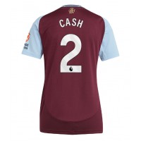 Aston Villa Matty Cash #2 Replica Home Shirt Ladies 2024-25 Short Sleeve